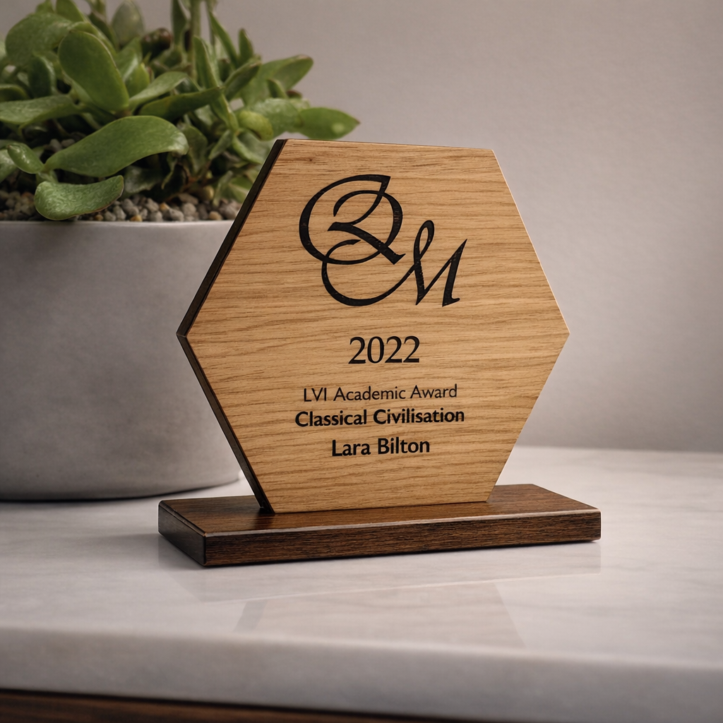 Wooden Recognition Plaque